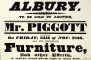 Auction poster for Albury Workhouse closure i 1836